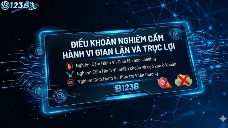 Điều Khoản Nghiêm Cấm Hành Vi Gian Lận Và Trục Lợi