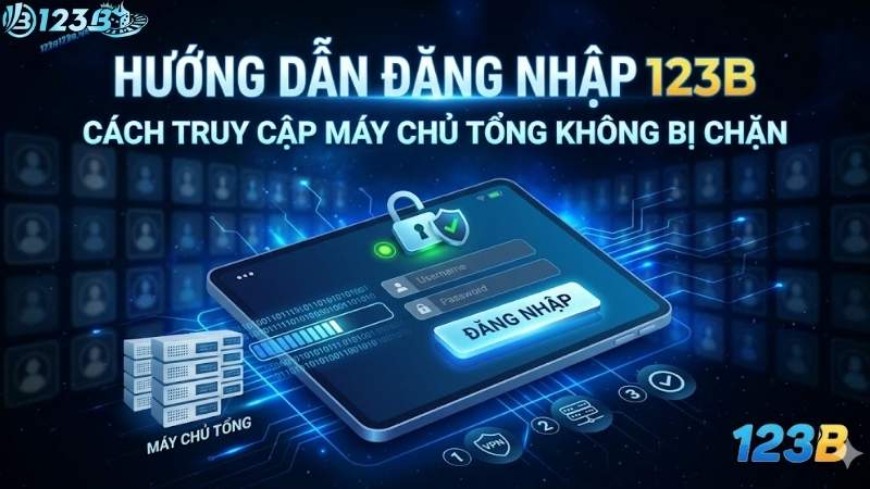 Hướng Dẫn Đăng Nhập 123B – Cách Truy Cập Máy Chủ Tổng Không Bị Chặn